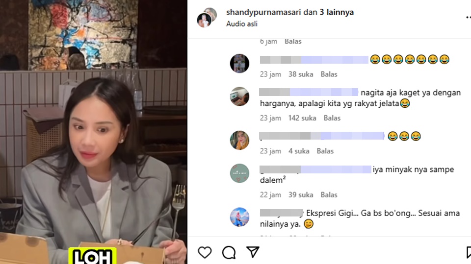 Shandy Purnamasari dan Nagita Slavina Cobain Donat Viral Pinkan Mambo [Instagram]